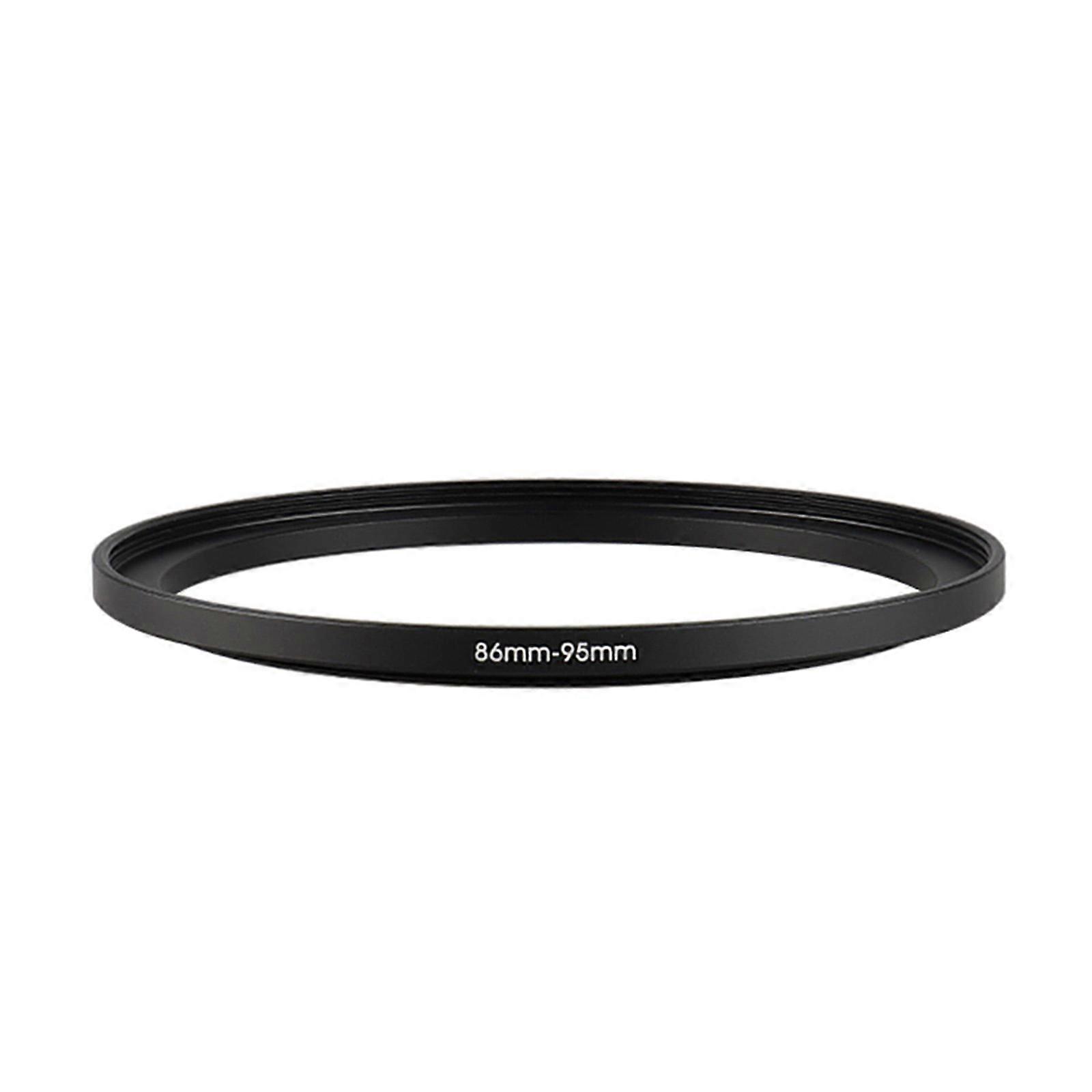 Aluminum Step Up Adapter 86mm Lens to 95mm Filter Caliber for Camera Lens Filter Attachment Versatile and Portable