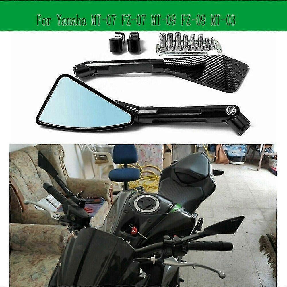 7/8'' Handlebar side Rearview Mirror Suitable for Yamaha MT-07 FZ-07 MT-09 FZ-09 MT-03
