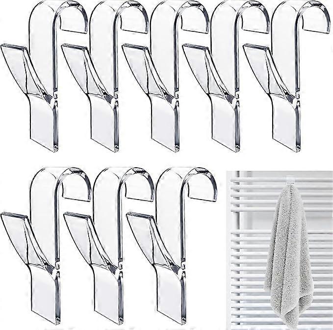 Round radiator hook towel bathroom dryer drying rack