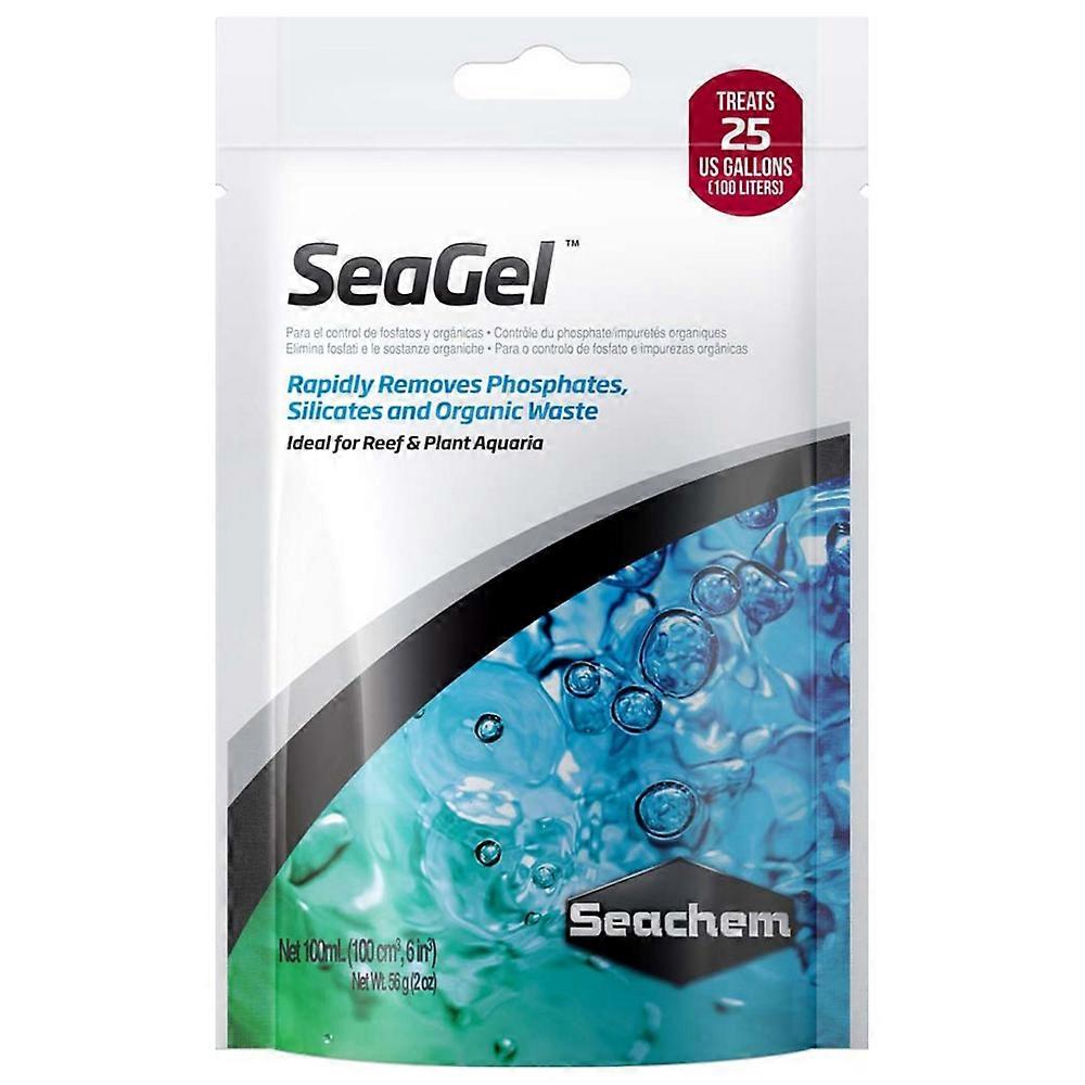 Seachem Seachem Laboratories SeaGel 磷酸盐、硅酸盐和有机废物去除剂,100 毫升