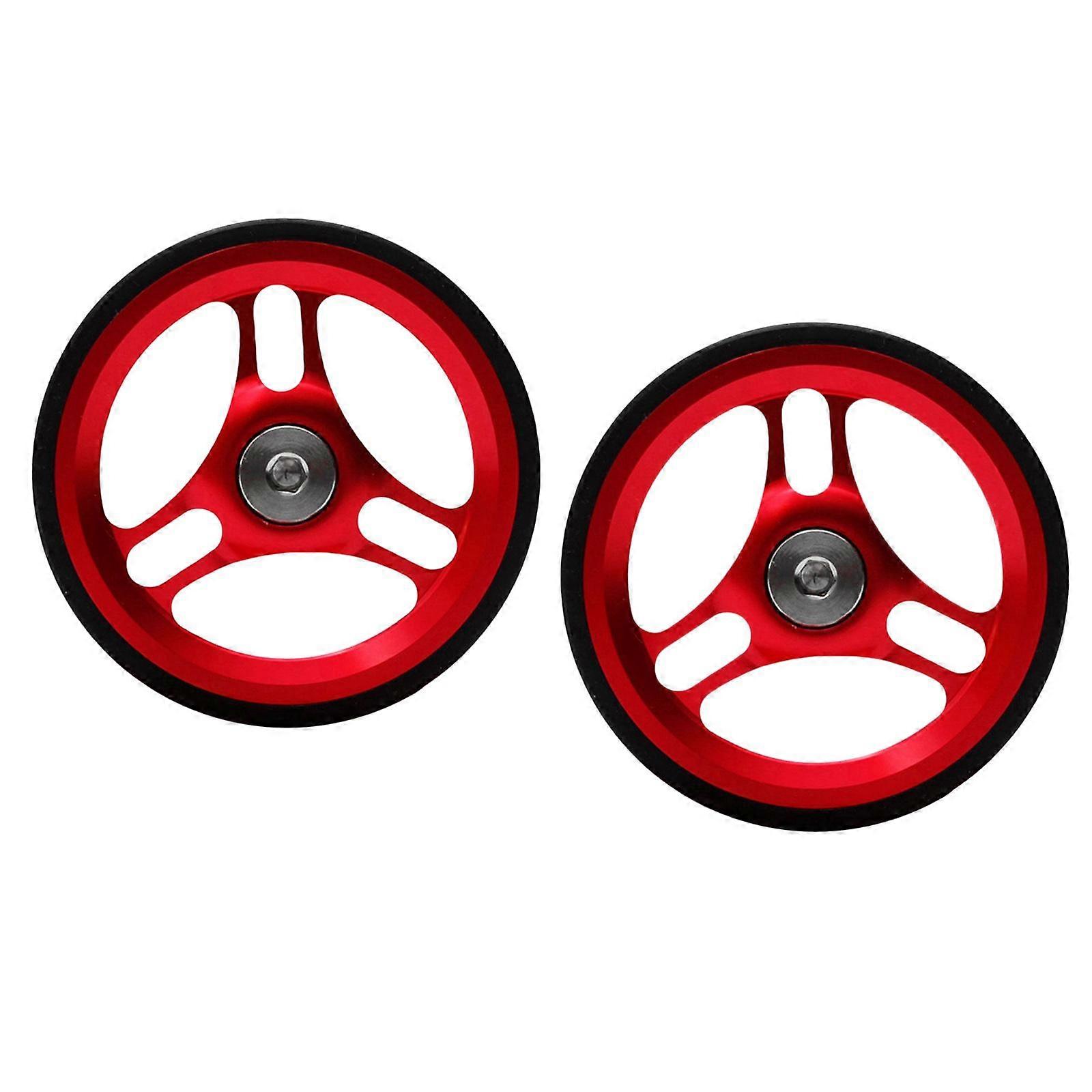 Folding Wheels for Traveling Rack Black