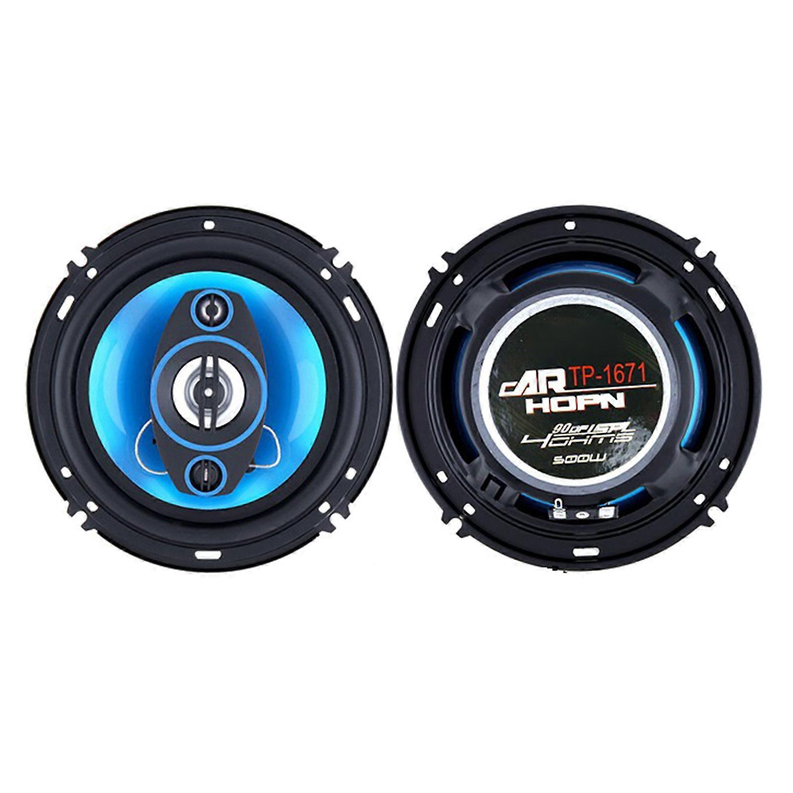 Vehicle High Frequency Coaxial Speakers Set Wide Frequency Response for Music Enthusiasts and Professional Daily Commute Multicolor