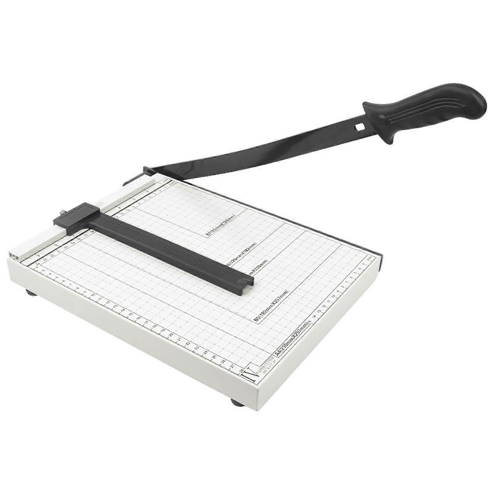 12in Paper Cutter, Precise Scale Sharply Blade Comfortable Handle Photo Paper Card Trimmer, for Cutting of Cardstock, Photos, and Crafts