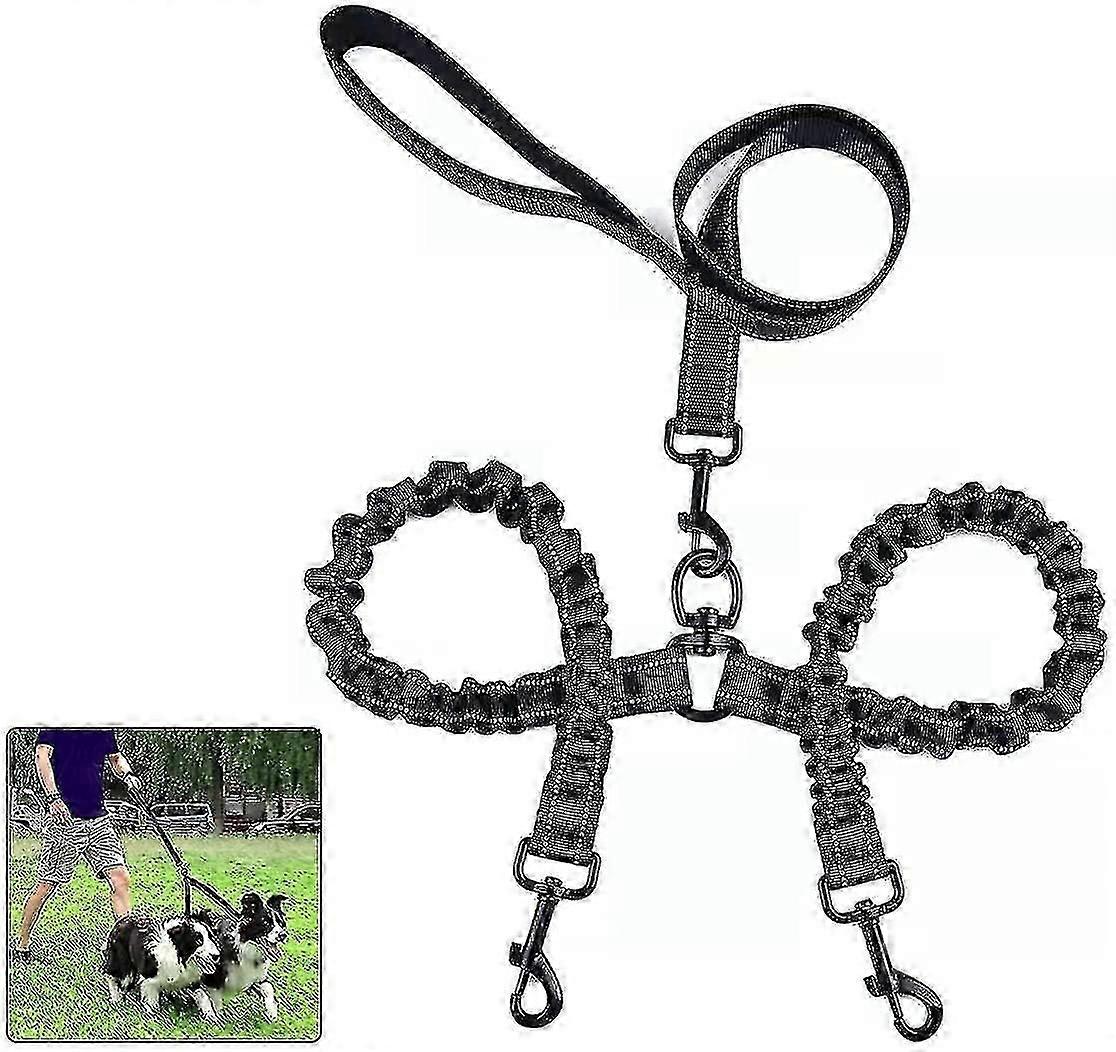 Double Dog Leash For 2 Dogs,dog Leash,360tangle-free Double Dog