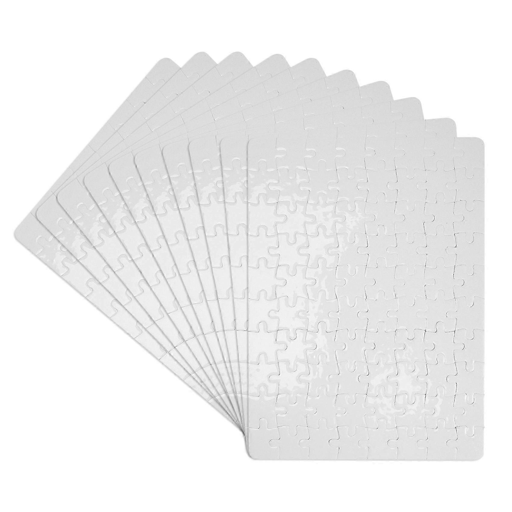 Sublimation Blank Puzzle 10Pcs/Lot DIY Craft A5 Jigsaw Puzzle for Sublimation Ink fer