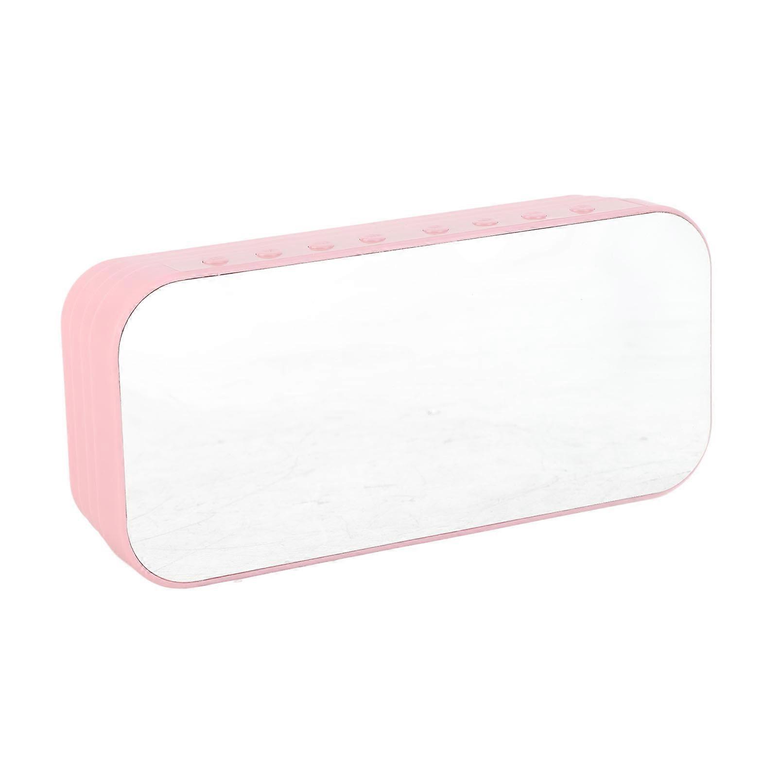 Roseate Portable Bluetooth Alarm Clock Speaker with Mirror Display and Large Volume