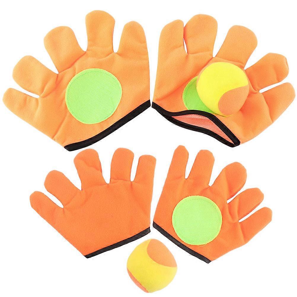 Cartoon Catchers Glove Toy, Supporting Child Development with Engaging Tossing Games
