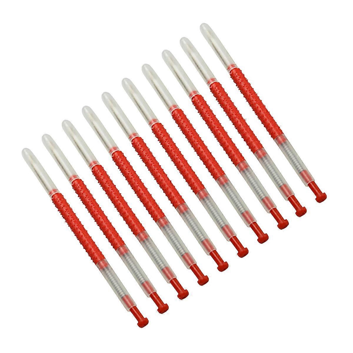 Bee Grafting Needle Tool with Non Slip Grip, Spring Loaded Plunger for Precise Queen Rearing and Bee Transfer, Durable 10pcs Set