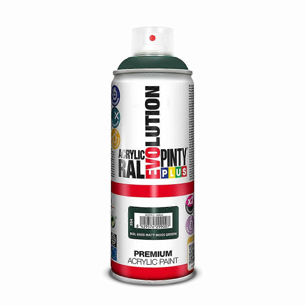 Spray paint Pintyplus Evolution RAL 6005 Moss Green 400 ml Matt