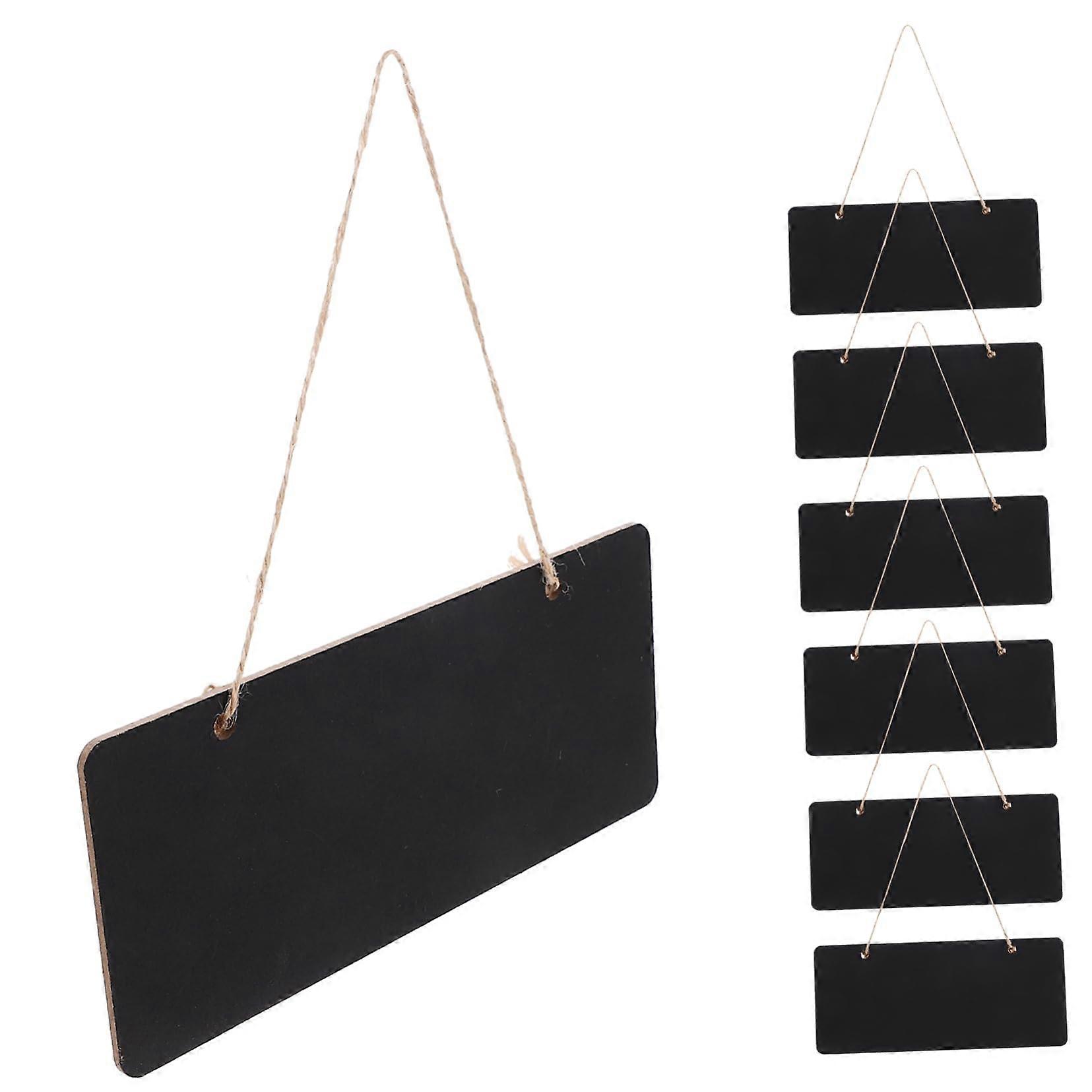 Chalkboard Hanging Sign Wooden Erasable Chalkboard For Shop Display Multi Function Message Boards