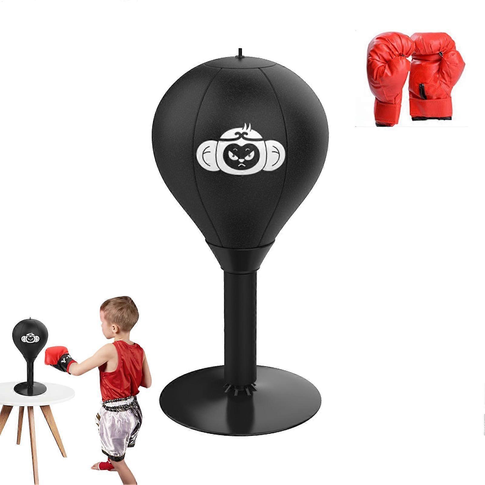 Desk Punch Bag, Stress Relief Punch Bag, Stress Ball with Suction Cup, Boxing Ball, Desk Punch Ball for Table and Counter Ref: 6378