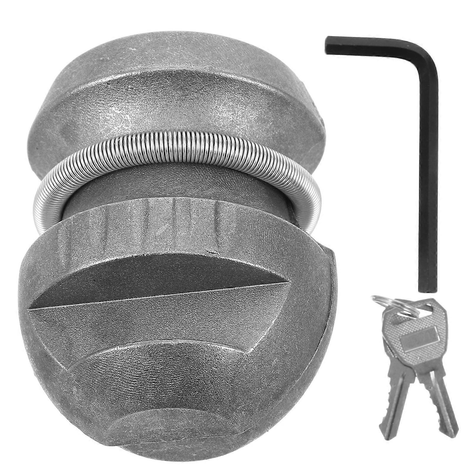 1 Set Anti Theft Trailer Hitch Lock 50mm Coupler Ball Lock for All Trailer Types Easy Installation Security Enhancement