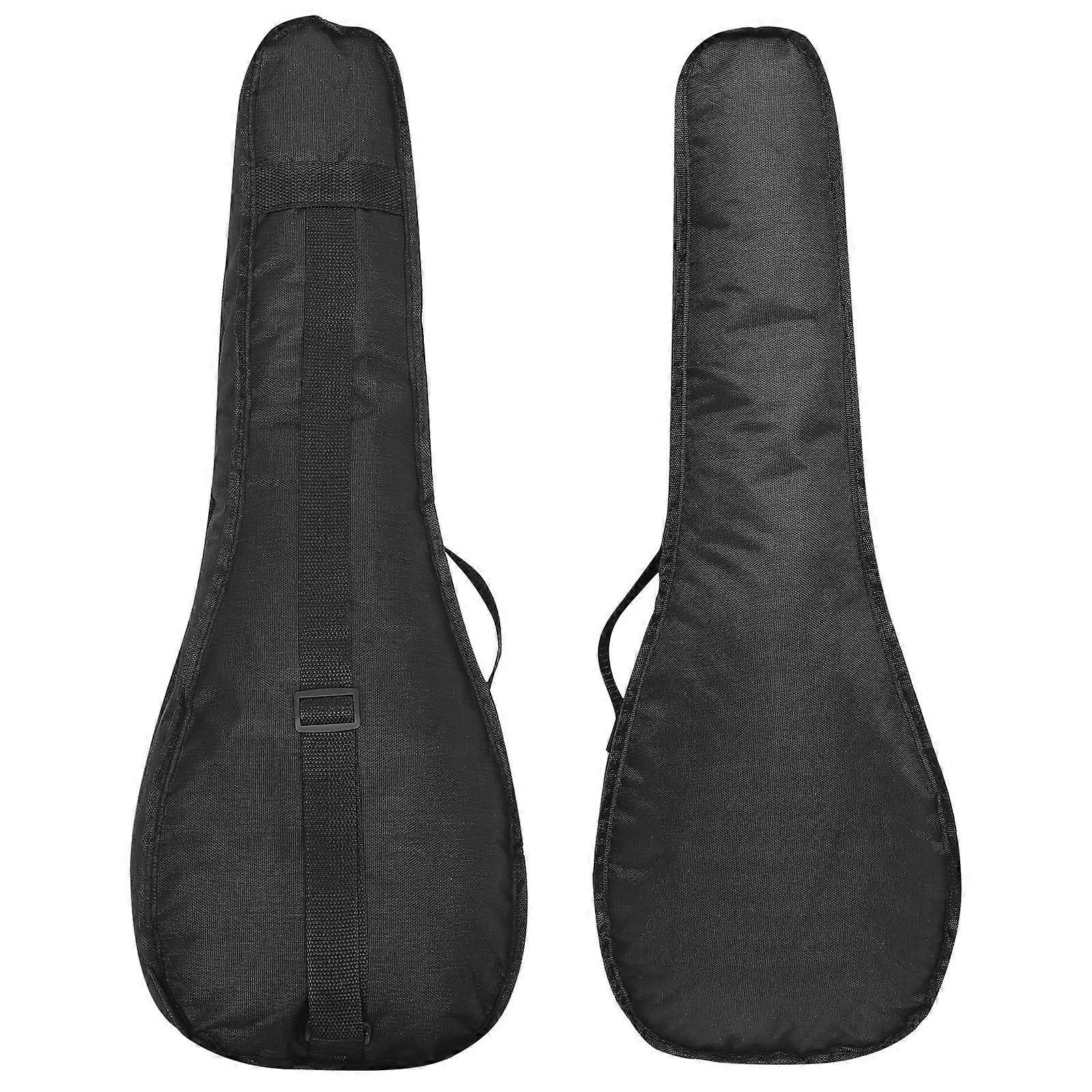 Durable 2pcs Ukulele Bag Lightweight Oxford Carrying Case Storage Pouch for Ukulele Teachers Musicians