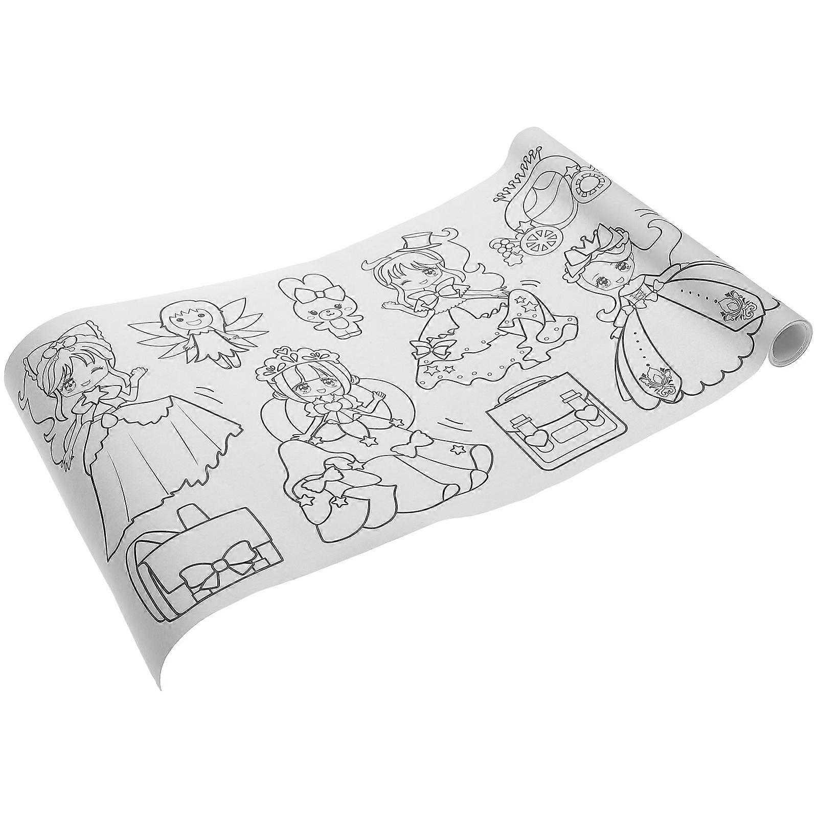 Drawing Roll For Kids Paper For Painting Kids School Activities Wall Mountable 0.01X30X300CM 1 Roll