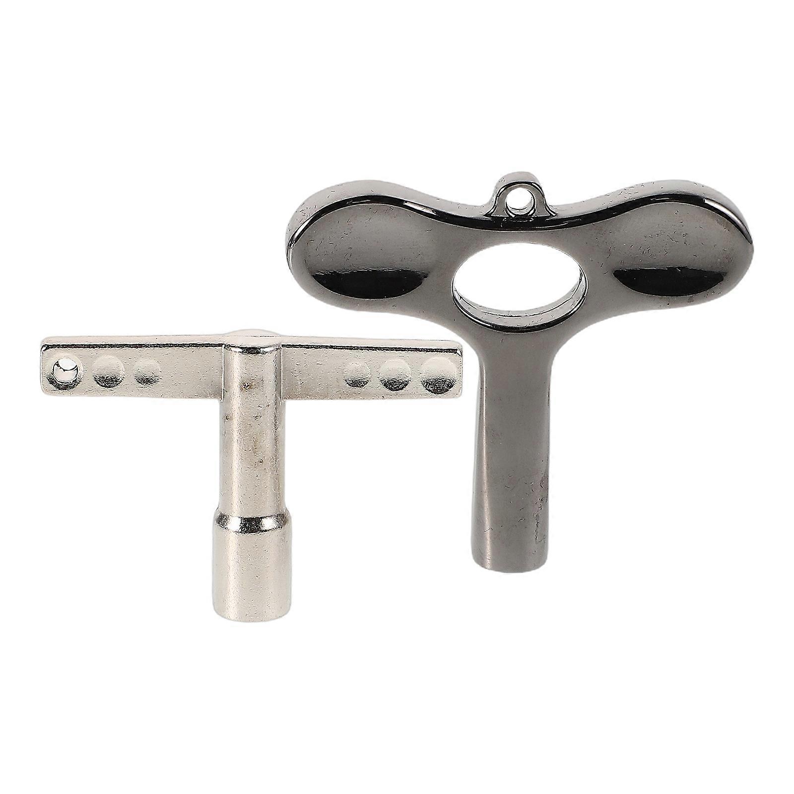 Drum Key T-Shaped Tool for Electronic Drums Metal Tuning Sessions On-the-go Use 2Pcs