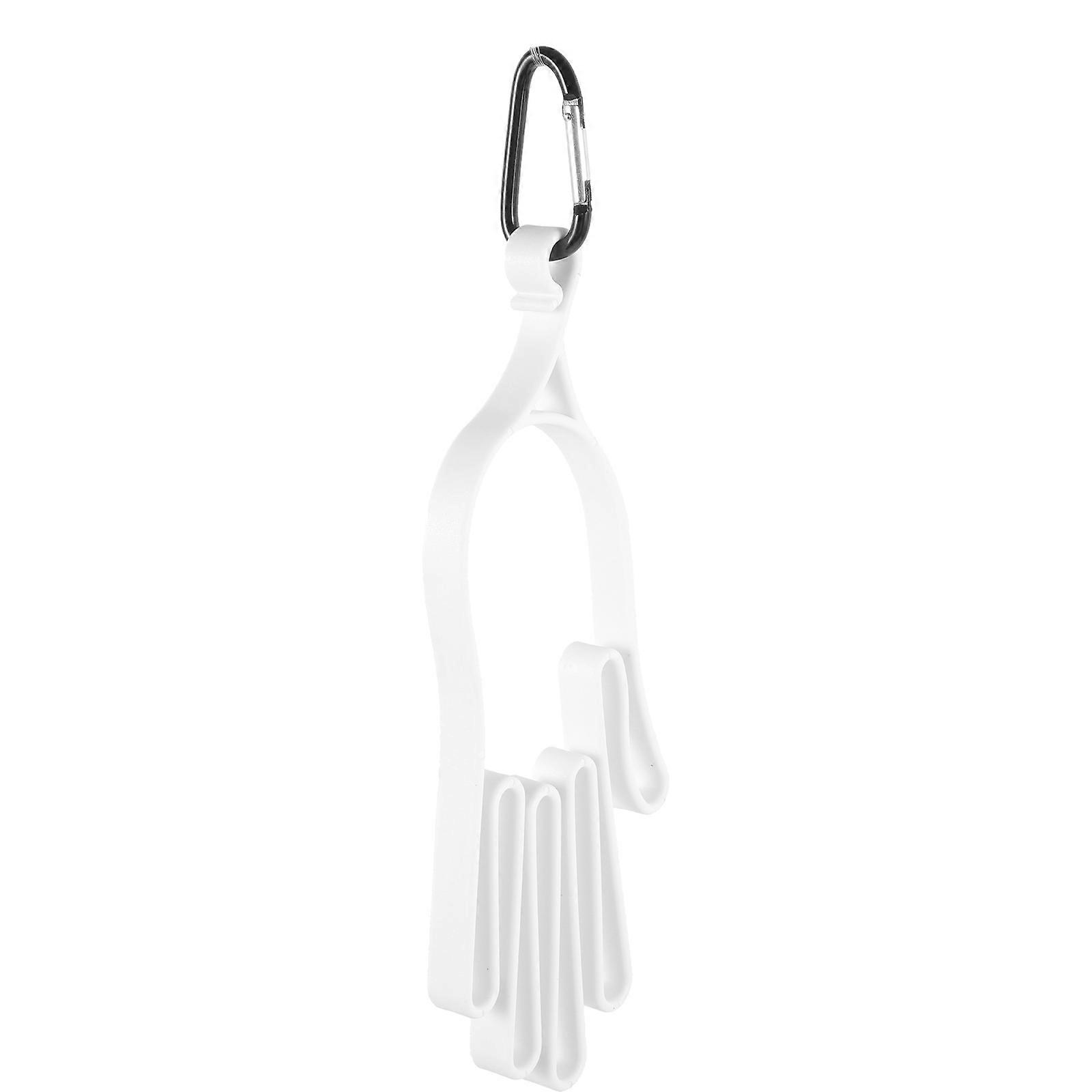 Golf Glove Displaying Racks Holders White Color 22.5x8cm Without Buckle 2Pcs