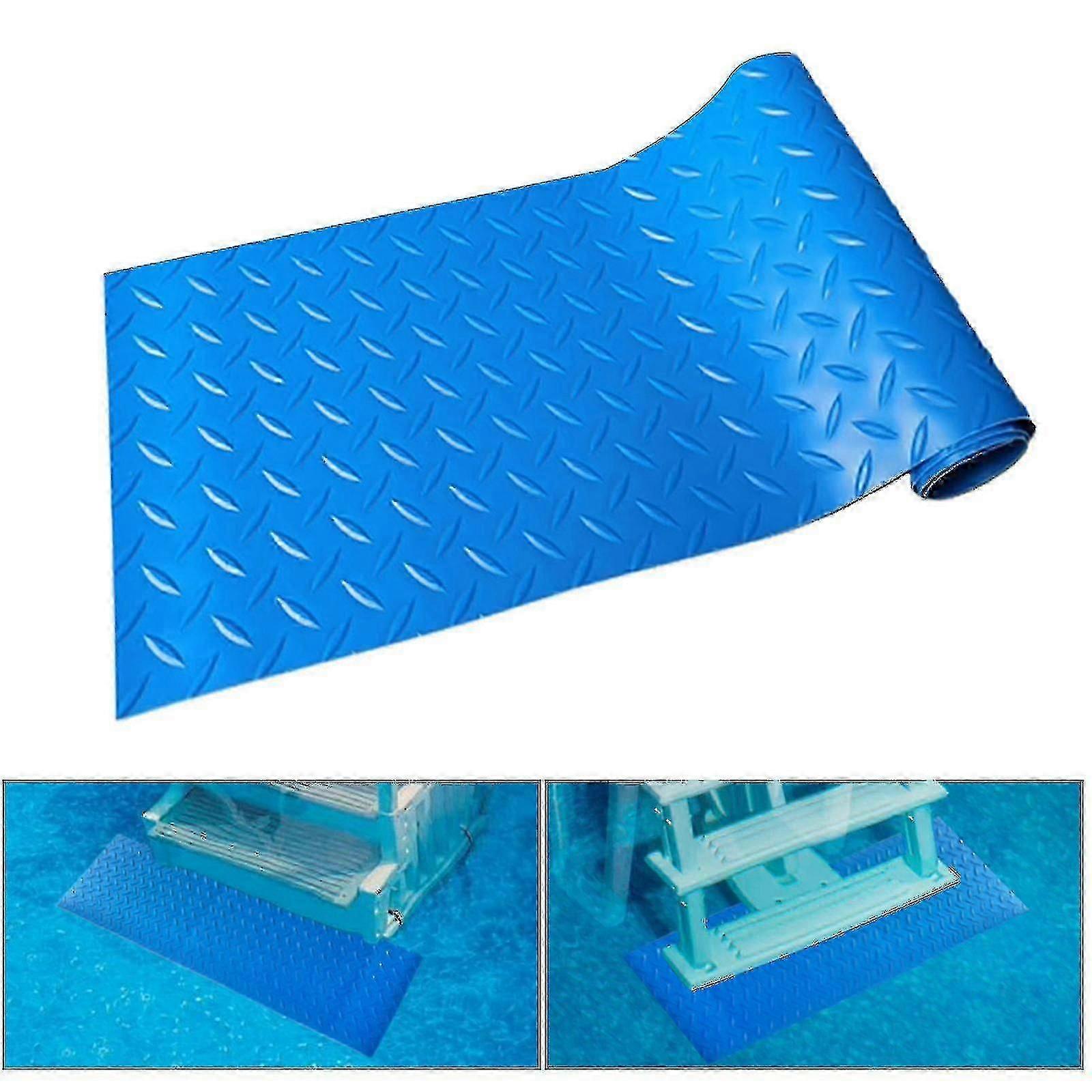 Swimming Pool Ladder Mat Non-slip Pool Step Pad Safety Liner For Medium Swimming Pool Liner And Stairs Protective