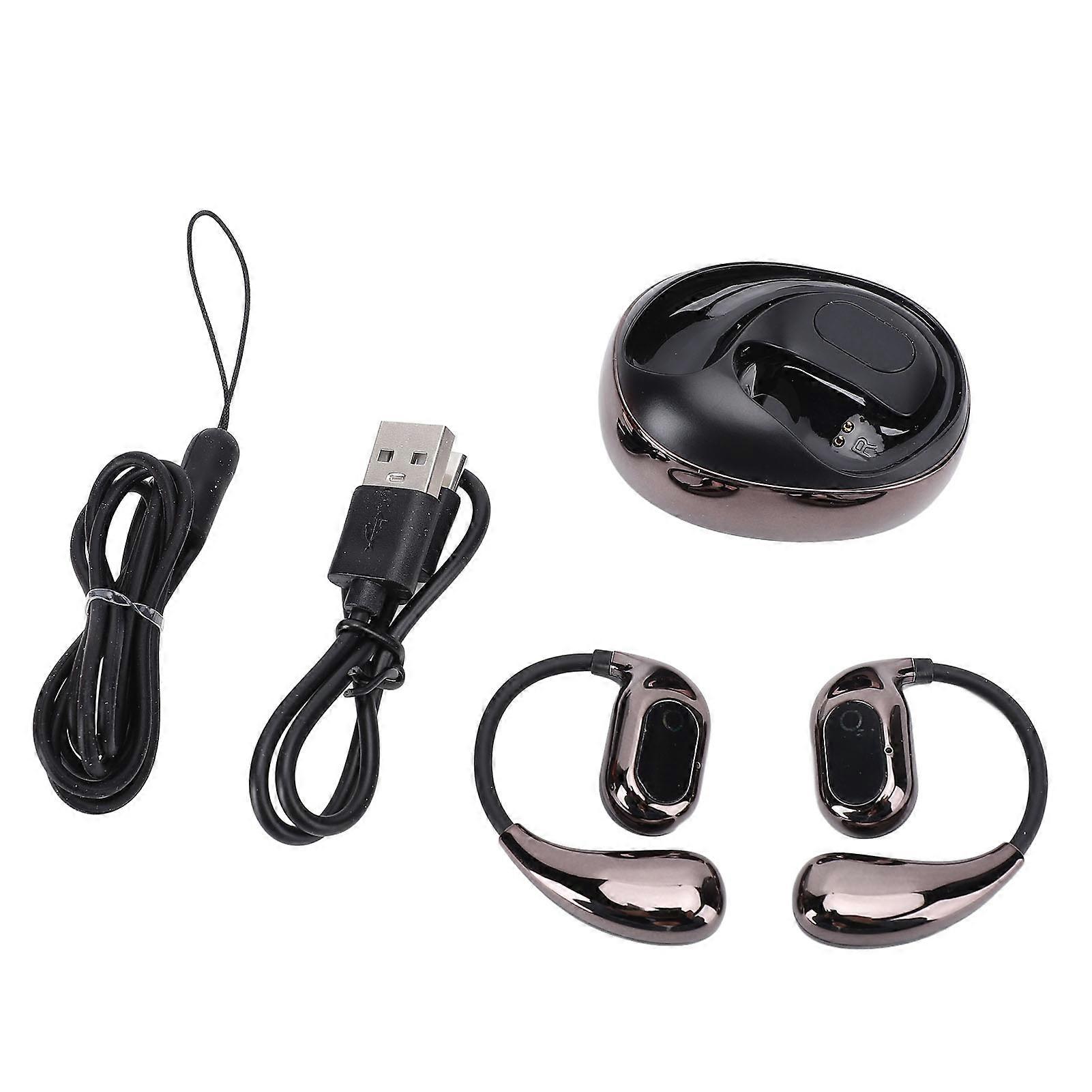 Bluetooth AI Translator Earbuds with 4 Modes, 80 Languages, 5-Hour Battery, Black
