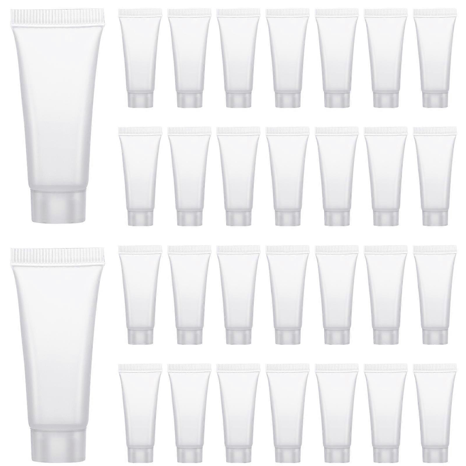 Small Liquid Container Refillable Bottle Body Lotion Travel 30Pcs 10ml Transparent