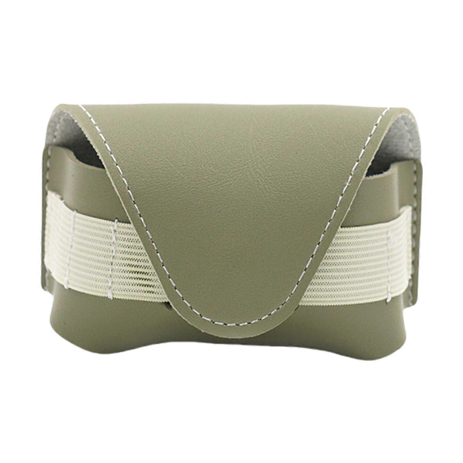 Golf ball storage bag leather golf balls bag golf tees practical golf balls for golfers for golfers