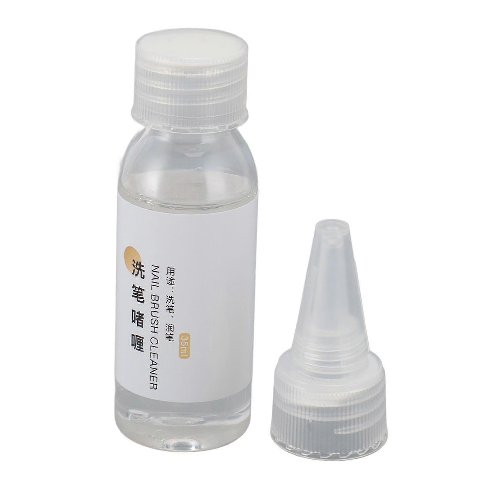 2025 Latest Model 2pcs Nail Brush Conditioner Cleaner Protective Wax Layer Moi...