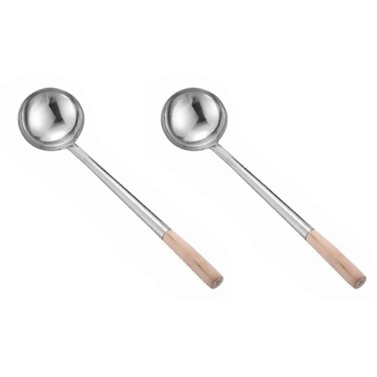 Long Handle Soup Ladle Cooking Utensils Ladle Spoon Wok Soup Spoon A