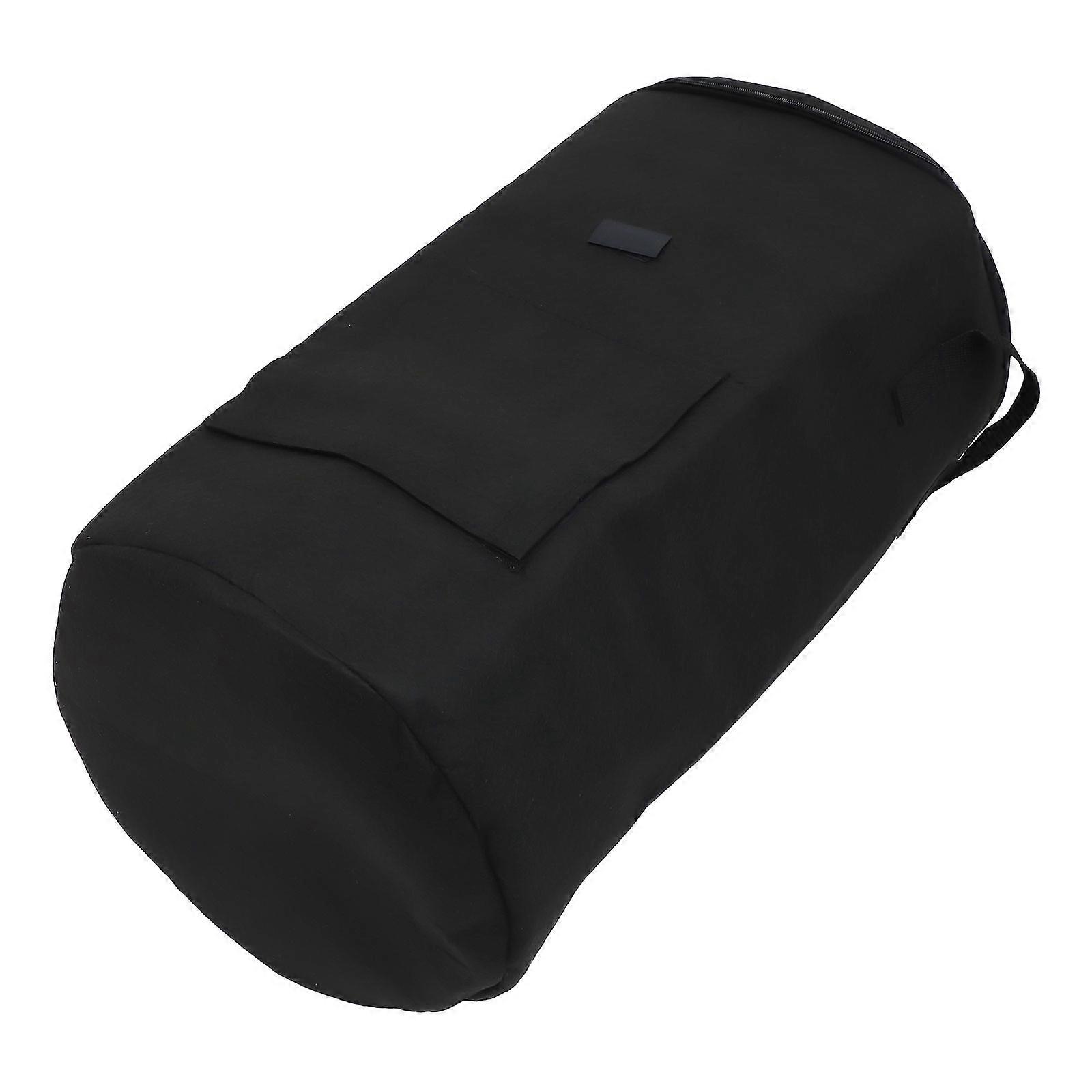 Black Felt Compost Bag for Storage with Double Handles Durable and Practical for Gardens Parks Courtyard 1 Pc
