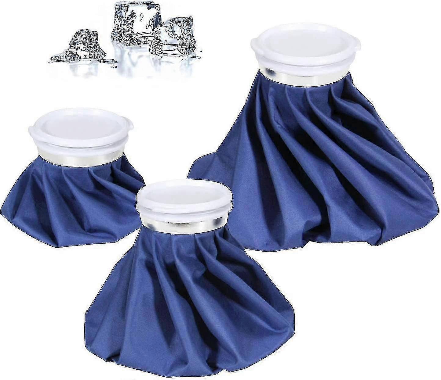 Versatile Ice & Hot Water Bags - Quick Relief 3 Pack