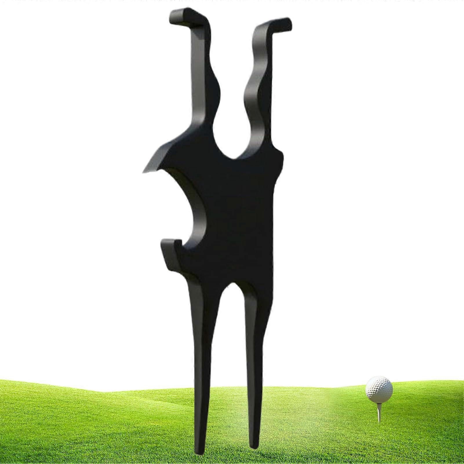 Golf pitch fork tool, magnetic cigar holder, beer bottle opener, multifunctional design, portable and, 10.2 x 3.8 x 0.6 cm, for women.