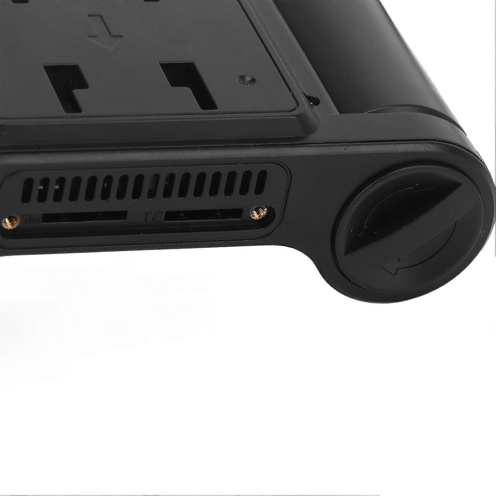 24H Remote Monitor 4G WiFi Dual Dash Cam Car Driving Recorder GPS Tracking G Sensor 9V‑16V