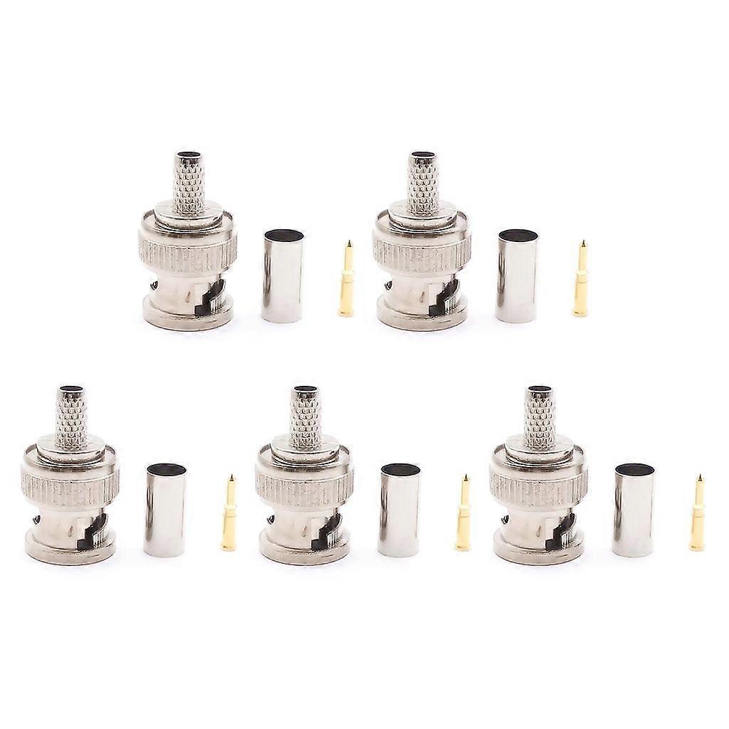 BNC Type Solder Converter Connector for RG58 RG59 Low Loss Coax Cable