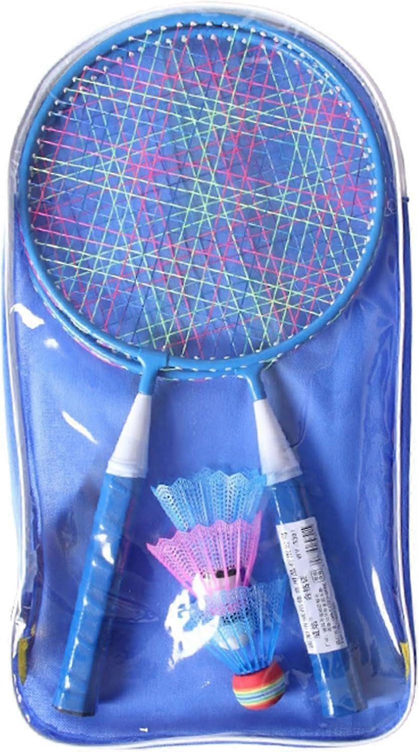 Badminton set children's badminton racket set children's badminton racket including 2 badminton rackets 4 badmintons 1 carrying bag
