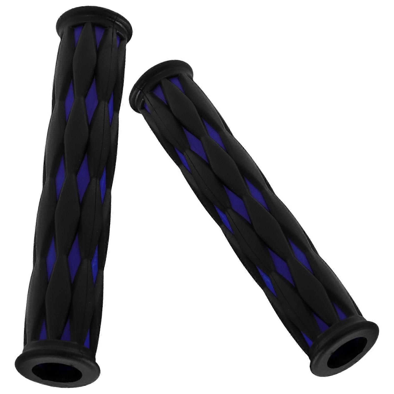 Motorcycle Handlebar Grips Ergonomic Vibration Absorbing Covers for Comfortable Riding on Motorcycles and Electric Scooters, Durable Lightweight