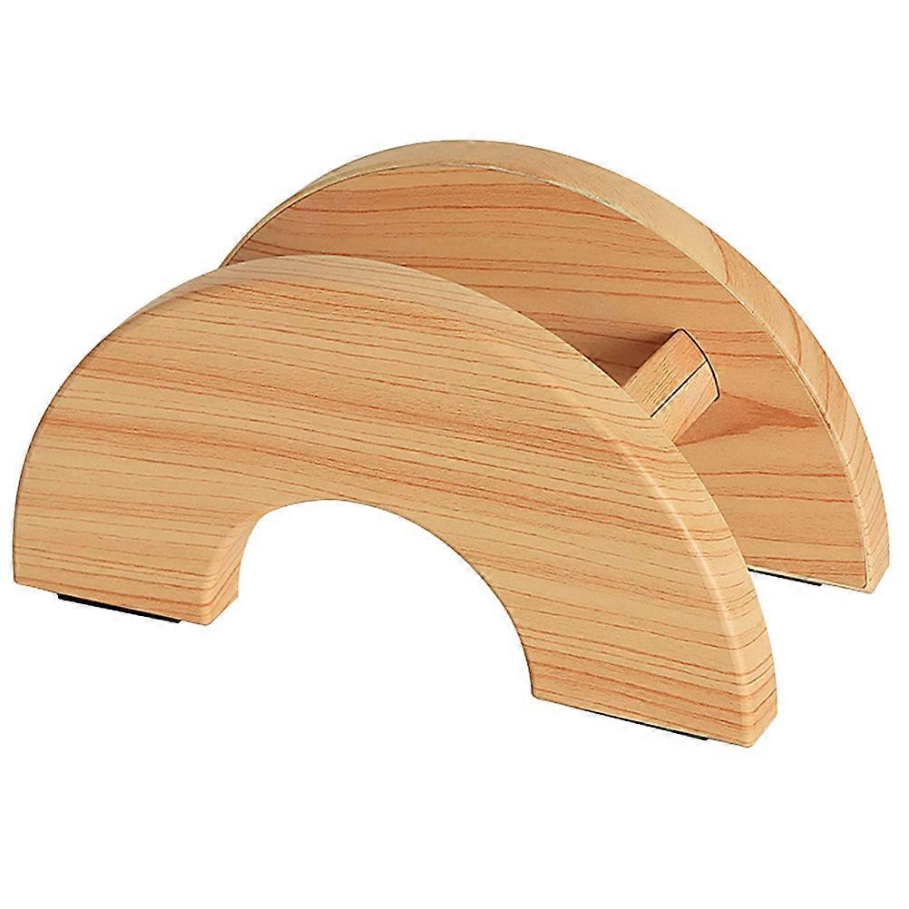 Coffee Filter Paper Storage Organizer Displaying Office Beige Fan-Shaped Abs 6.88X3.14X3.54in 1Pcs