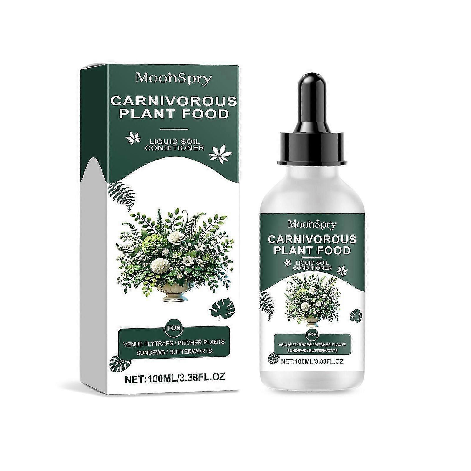 100ml Food Drops For Carnivorous Plants, Supplement For Indoor Carnivorous Plants, Premium Liquid Nutrients, Liquid Fertilizer for Carnivorous Plants
