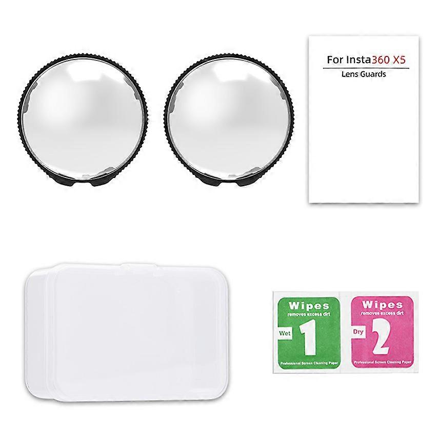 Panorama Sports Camera Lens Protective Cover for Insta360 X5 Drop Proof Protective Mirror Accessories