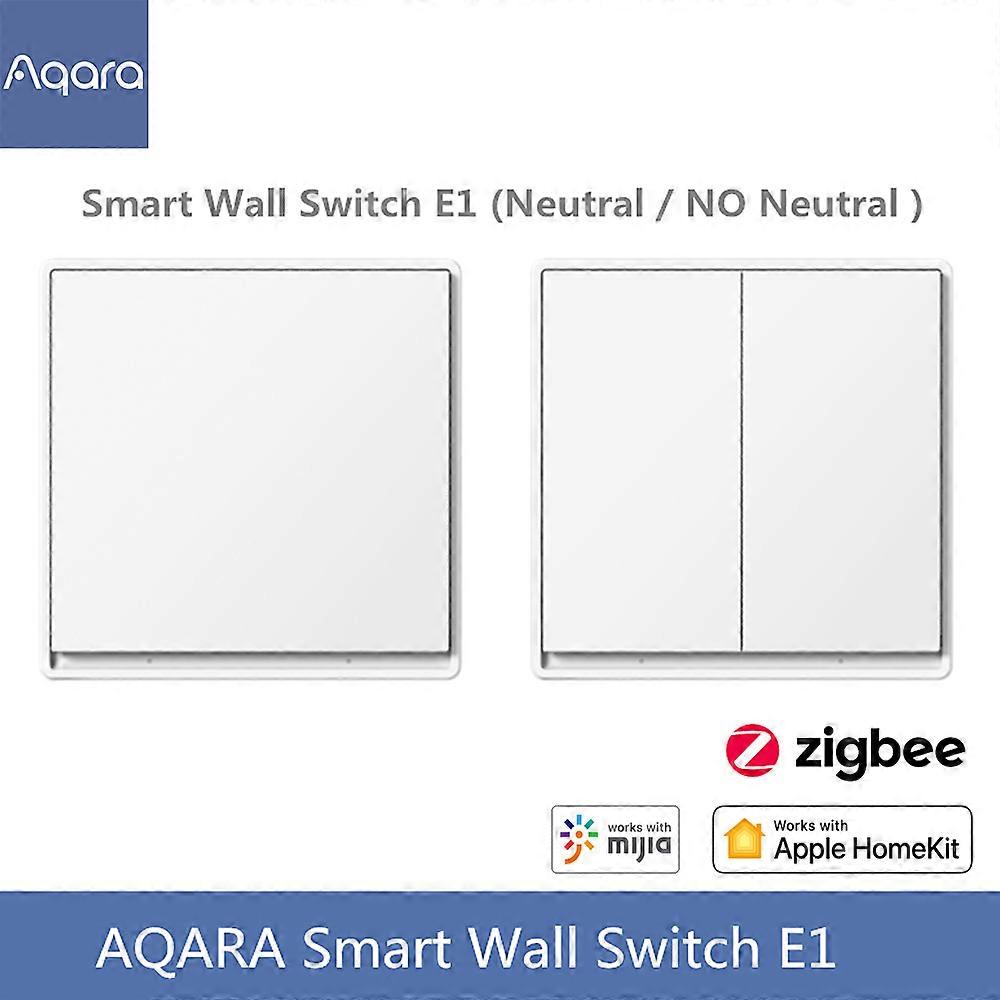Aqara Smart Wall E1 ZigBee 3.0 Smart Home Wireless Key Light Switch Remote Control WiFi Switches