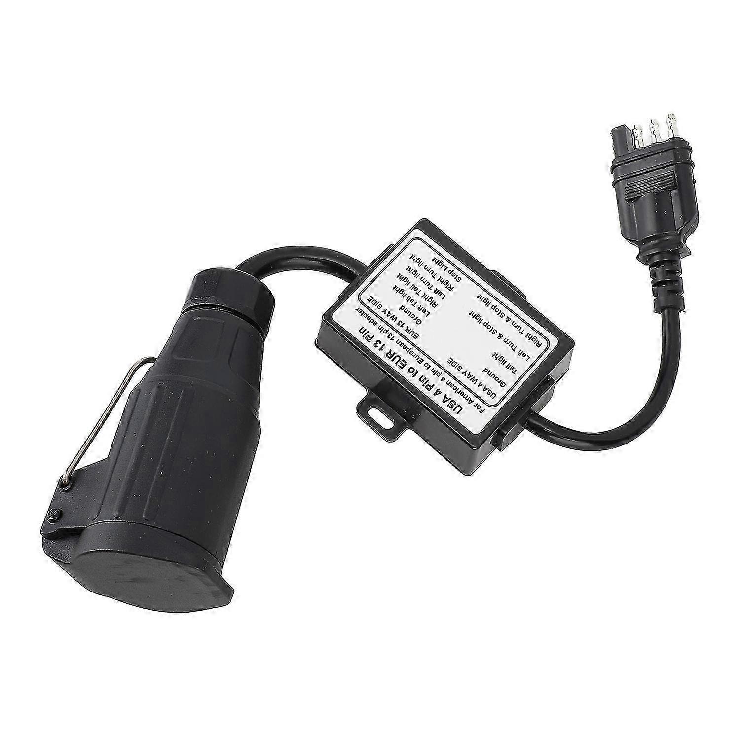 to  Trailer Converter Charging Function 4 Pin Socket to  13 Pin Plug for RV Caravan Boat SZRH A-D 2079