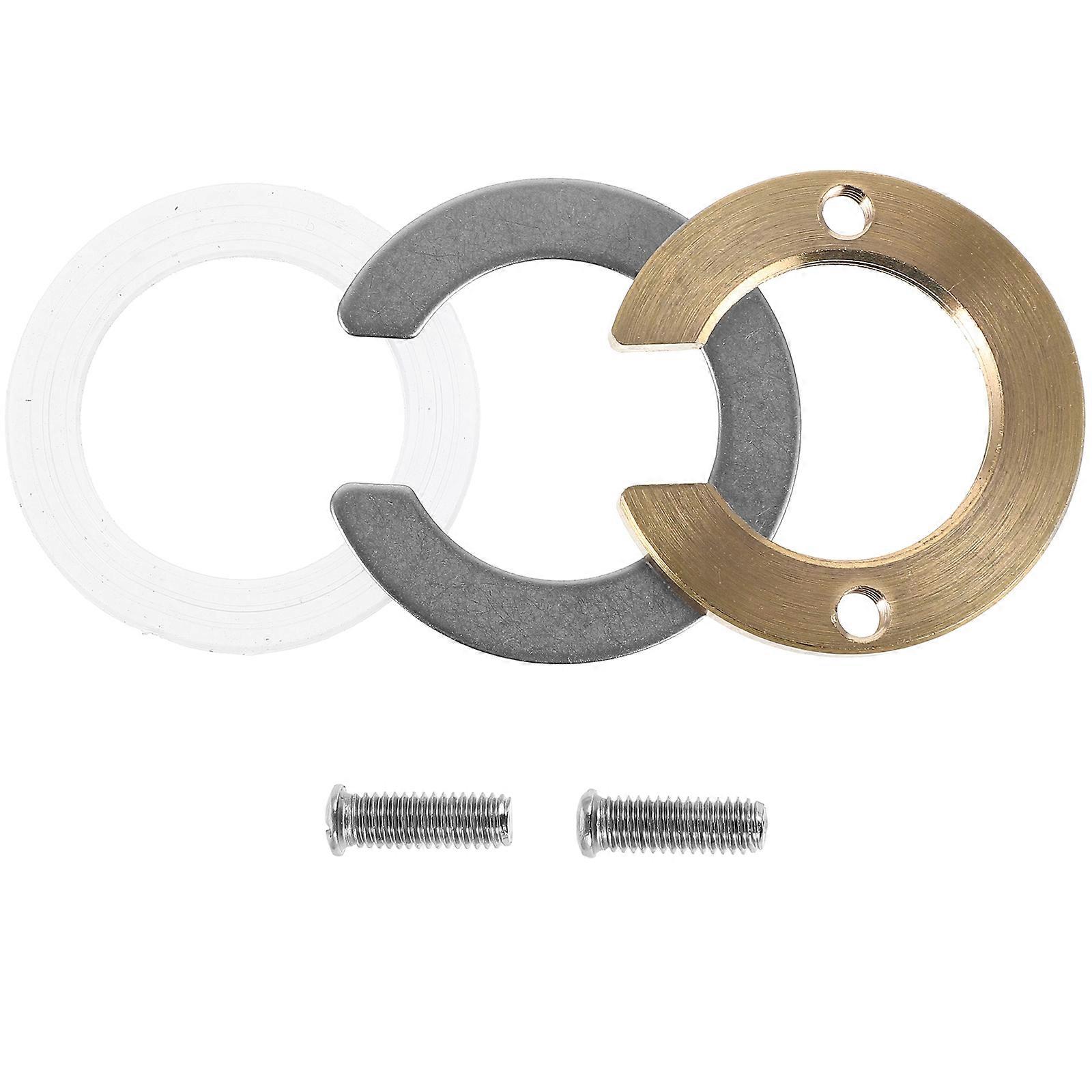 Kitchen Faucet Loosening Cap with Copper Nut, Steel Washer, and Screws for Durable Basin Tap Installation and Secure Mounting