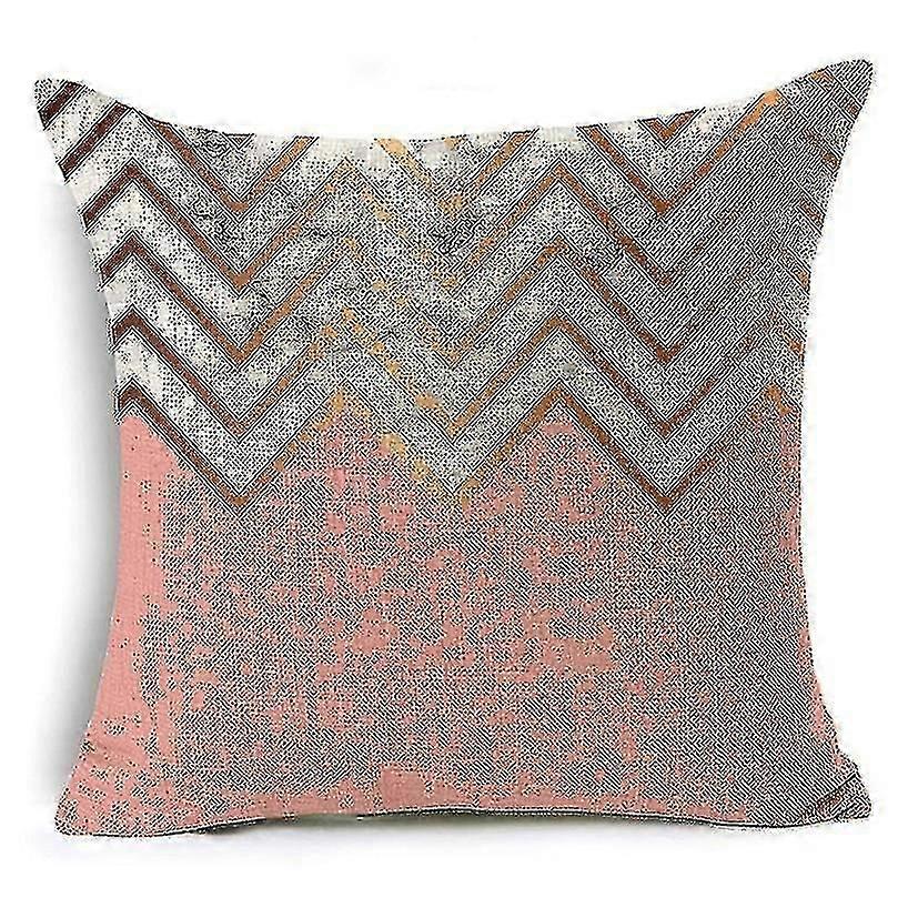 Textura de mármore Textura Geometric Design Linho Almofada Capa Sofá Almofada Quarto Fronha