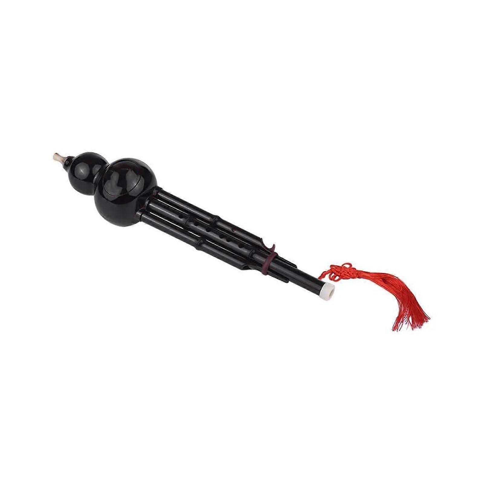 Hulusi Musical Instrument Traditional Instrument Hulusi Cucurbit Flute Bottle Gourd CKey Resin Material With Chinese Knot Carry Bag