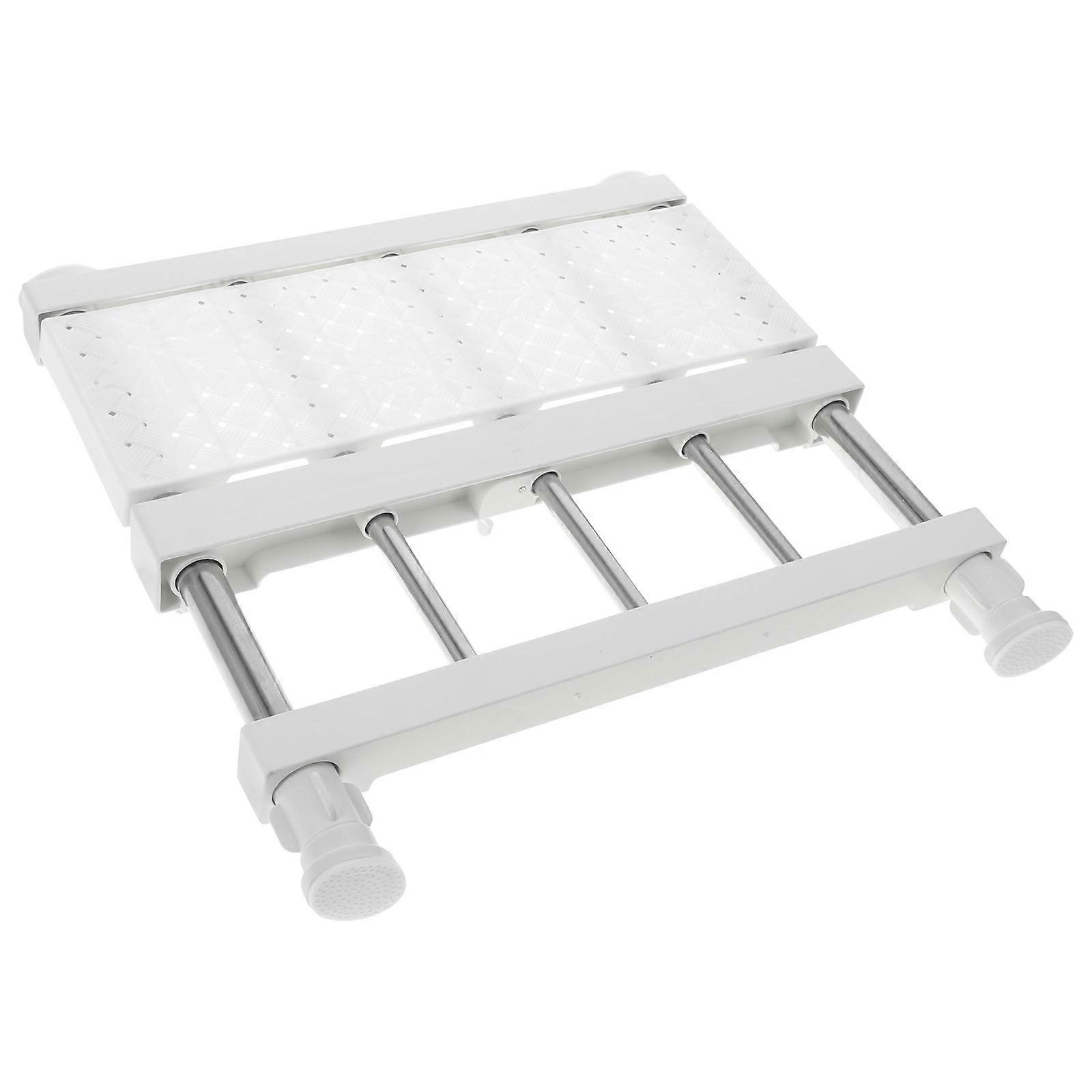 Closet Shelf Organizer Adjustable Length Wardrobe Dividers High-carbon Steel Rectangular Design 1Set