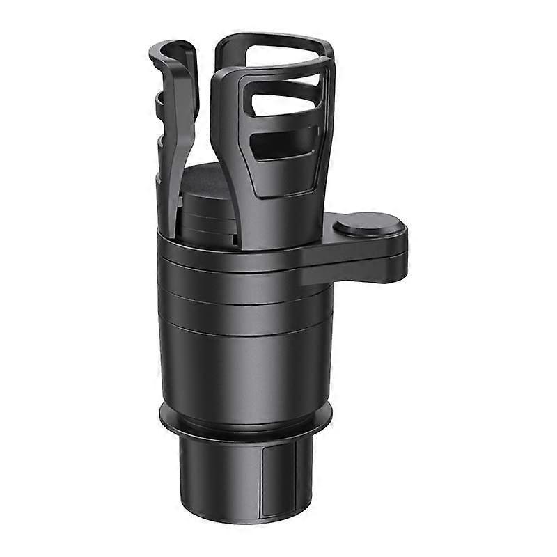 2 in 1 Car Cup Holder and Extension, 360 Degree Rotatable Car Cup Holder Holder, Adjustable and Extendable Cup Holder Stand for Car