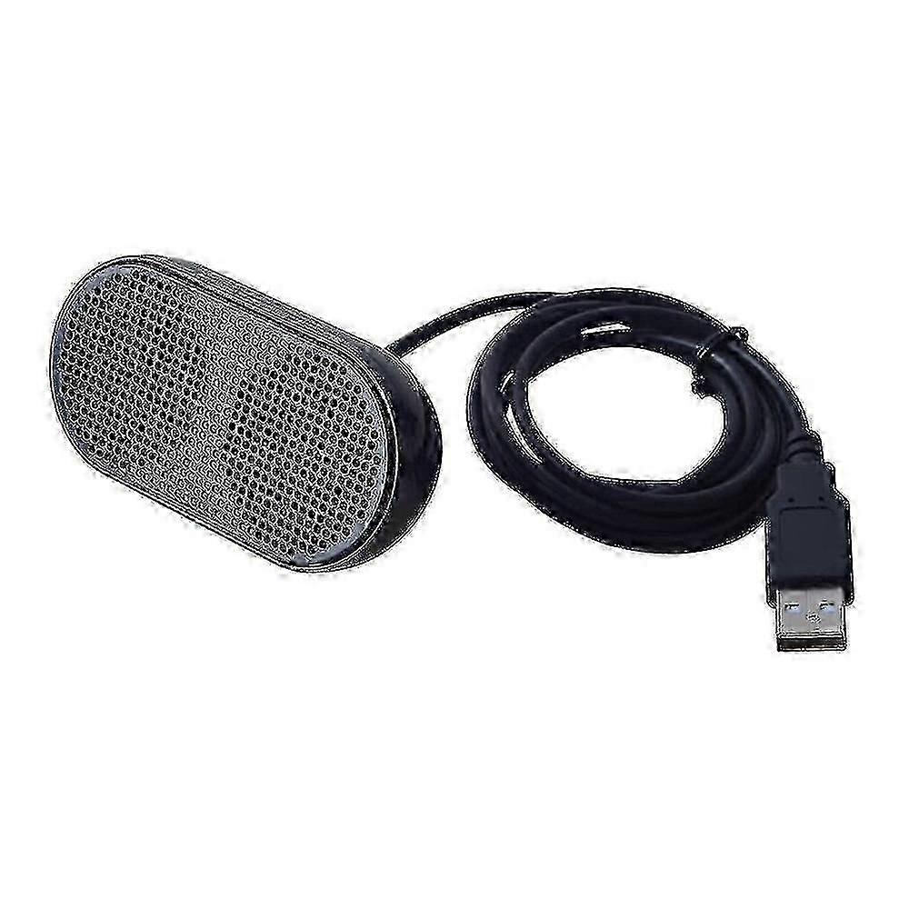 Usb mini-luidspreker computerluidspreker aangedreven stereo multimedialuidspreker voor notebook laptop pc (zwart)