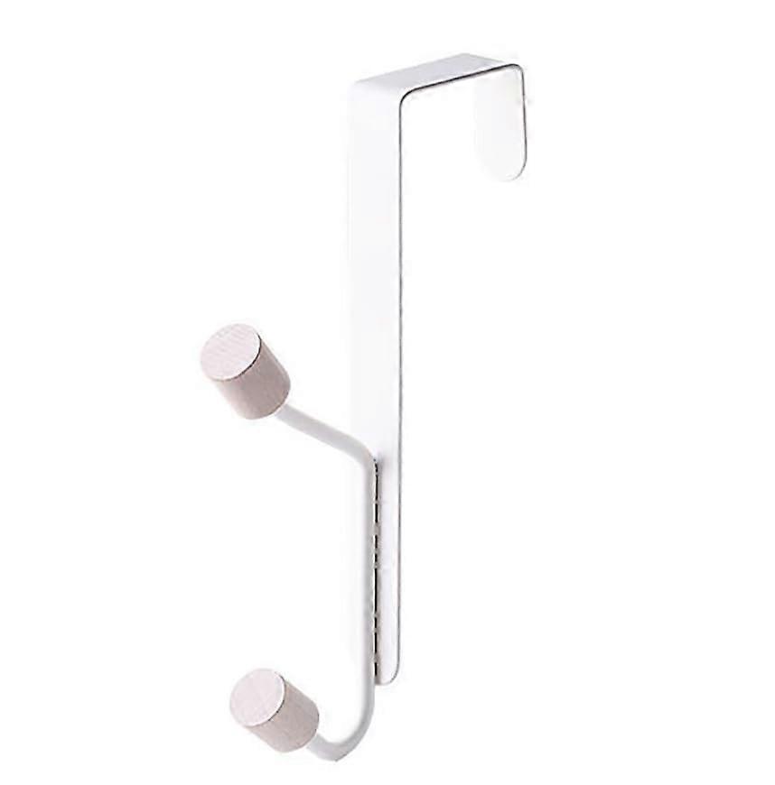 Storage Box with Door Hooks, Wall-Mounted Coat Hanger for Coats, Bathrobes, Hats, and Towels (1 Piece)