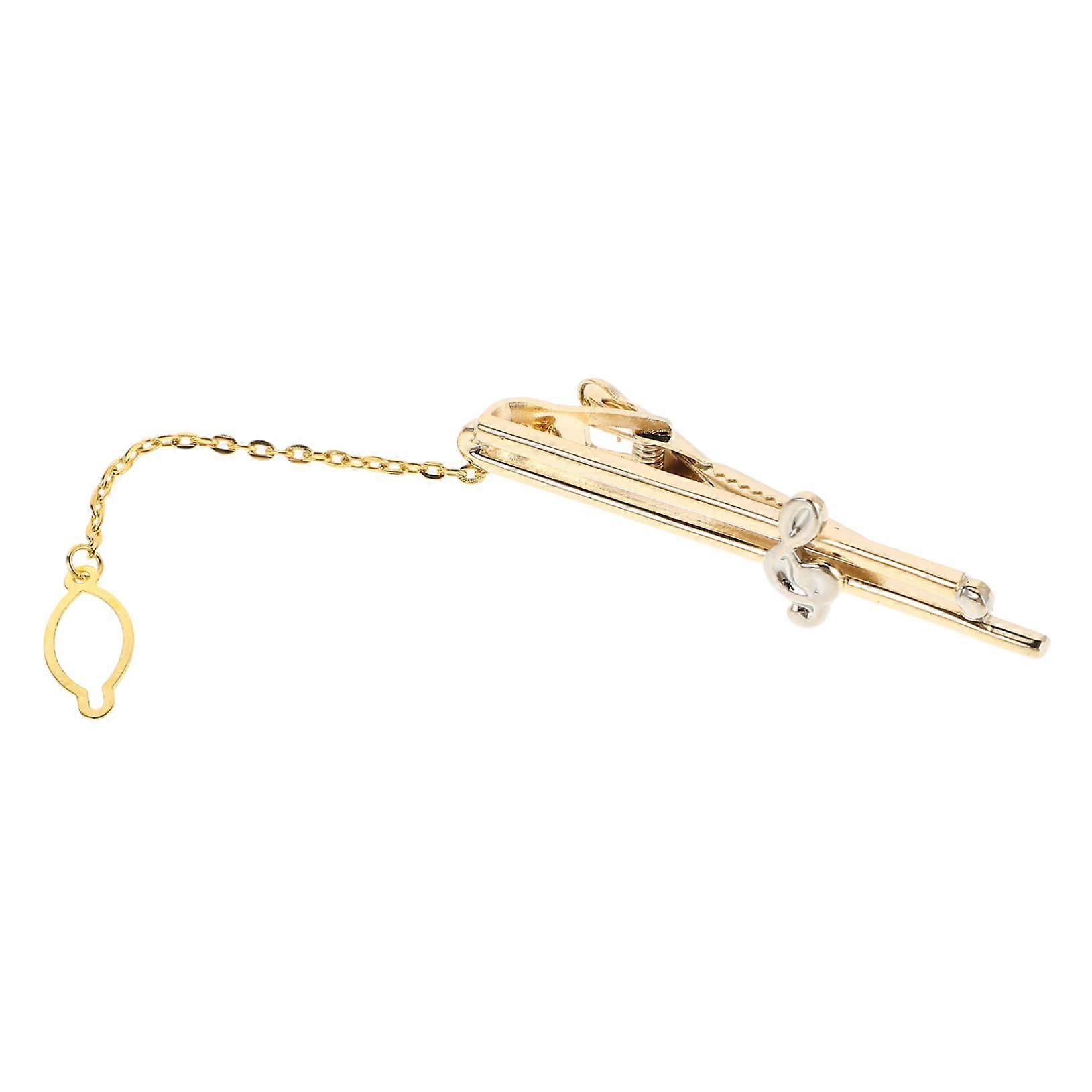 Tie Clip with Music Note Decorative Tie Clip for Men Accessory for Many Occasions