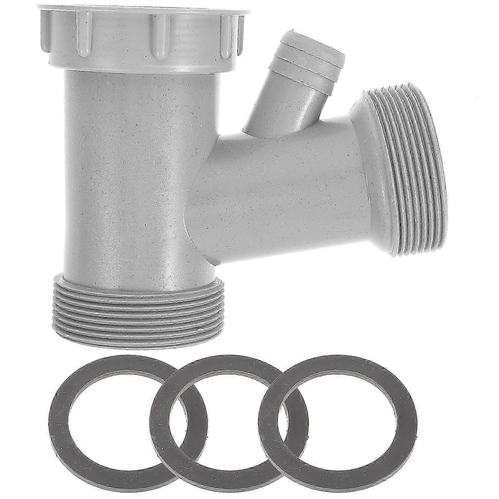 Sink Drainpipe Adapter 4-way Kitchen Branch Connector Extension Coupling