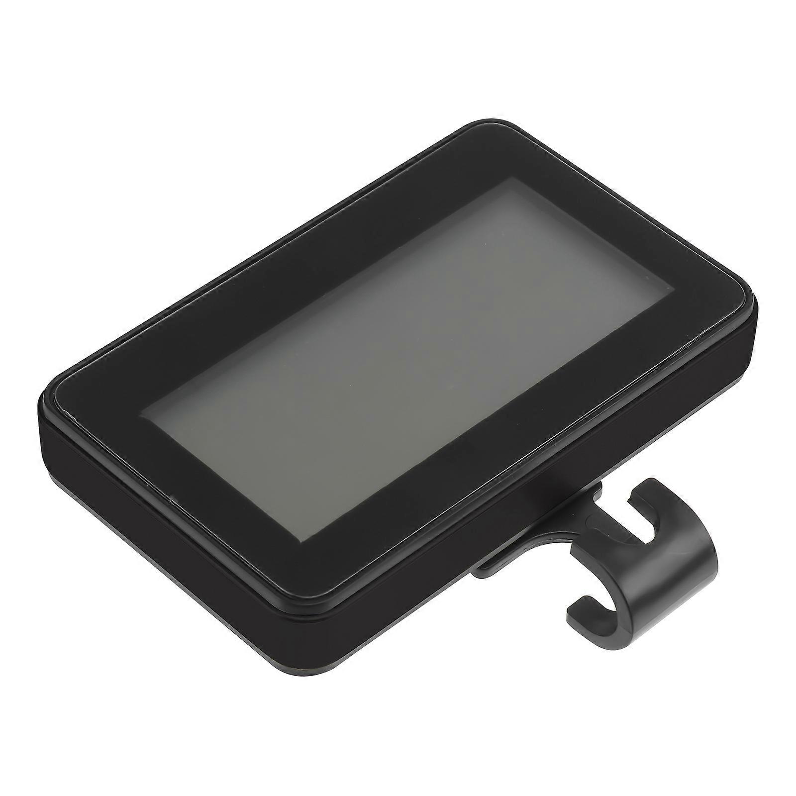 High Precision Water proof Electronic Thermometer Refrigerator Thermometer Frost Alarm Thermometer Without Battery(Black Shell)