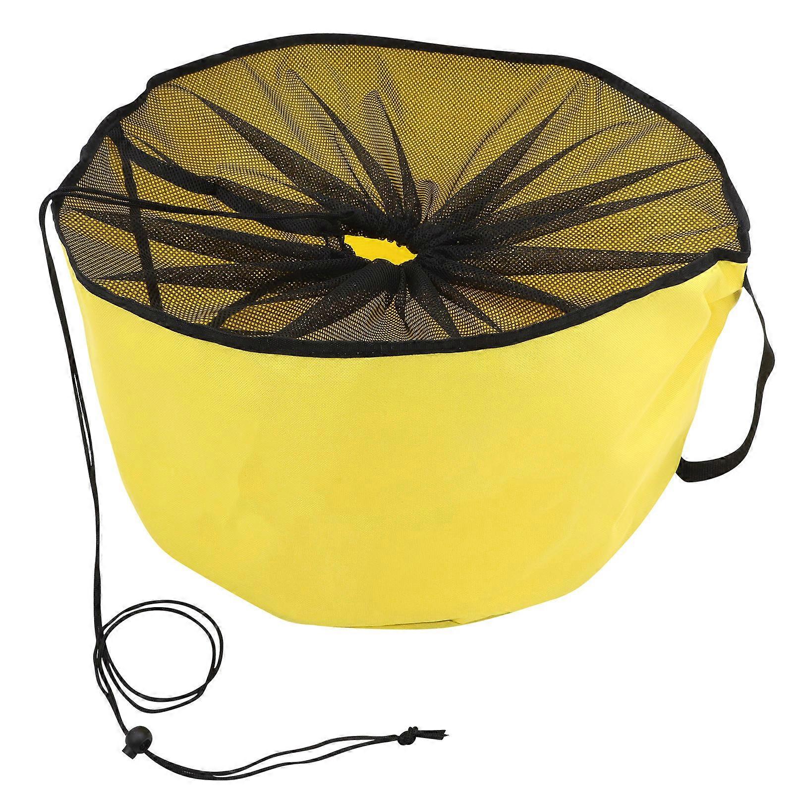 Water Hose Organizer Cord Management Rectangular Shape Yellow Color 600D Polyester Material 1Pcs