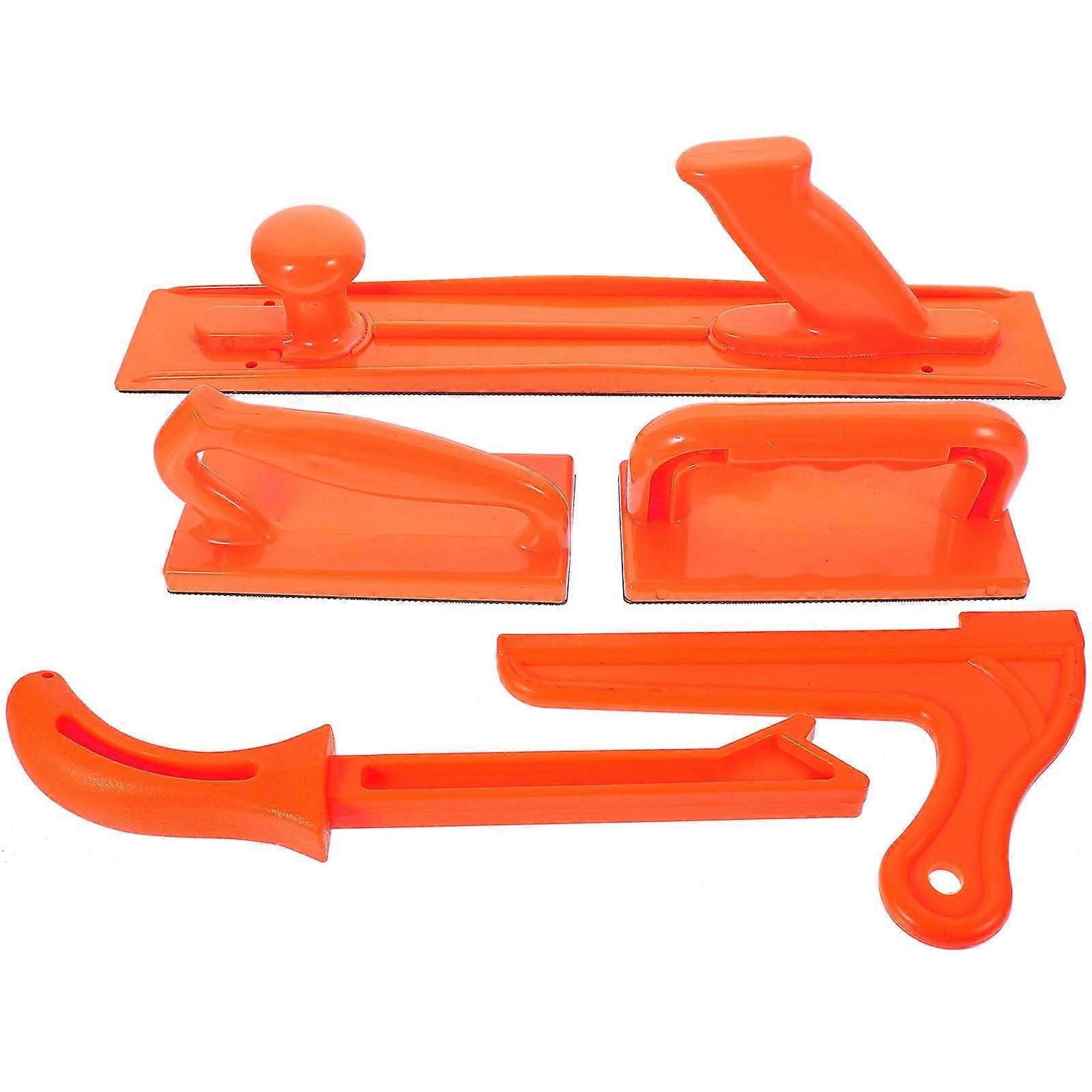 Woodworking Tools Table Saw Push Block Set Guiding And Controlling Stock Orange 1 Set